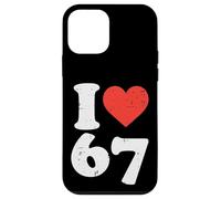 I Love 67 Funny 6 7 Costume Meme Six Seven Kids Young Boys Coque pour iPhone 12 Mini