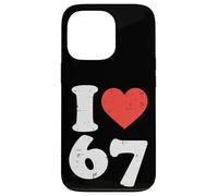 I Love 67 Funny 6 7 Costume Meme Six Seven Kids Young Boys Coque pour iPhone 13 Pro