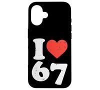 I Love 67 Funny 6 7 Costume Meme Six Seven Kids Young Boys Coque pour iPhone 16