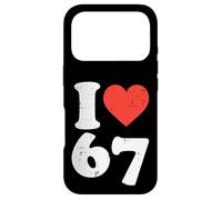 I Love 67 Funny 6 7 Costume Meme Six Seven Kids Young Boys Coque pour iPhone 17 Pro