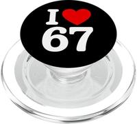 I Love 67 PopSockets PopGrip pour MagSafe