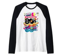 I Love 80's, Colorful Back to 80's Fashion Graphic Design Manche Raglan
