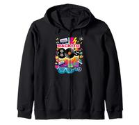 I Love 80's, Colorful Back to 80's Fashion Graphic Design Sweat à Capuche
