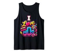I Love 80s Soirée Année 80 Cassette Retro Débardeur