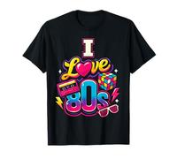I Love 80s Soirée Année 80 Cassette Retro T-Shirt