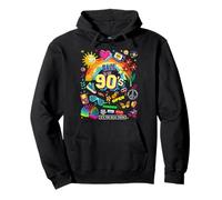 I Love 90's, Retro Back to 90's Stuff Illustration Graphic Sweat à Capuche