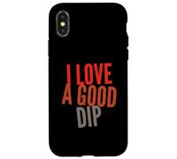 I Love A Good Dip Stock Market Blagues Funny Trader Investor Coque pour iPhone X/XS