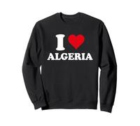 I Love Algérie Coeur Cadeau Algérien Algérienne Sweatshirt