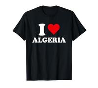 I Love Algérie Coeur Cadeau Algérien Algérienne T-Shirt