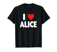 I Love Alice Cœur T-Shirt