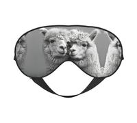 I Love Alpagas Cache-œil pour homme et femme Motif alpagas