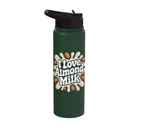 I Love Amande Milk Nutty Splash Stainless Steel Insulated Water Bottle