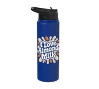 I Love Amande Milk Nutty Splash Stainless Steel Insulated Water Bottle