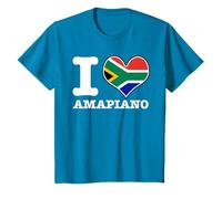 I Love Amapiano Drapeau sud-africain DJ design T-Shirt