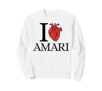 I Love Amari Cœur anatomiquement Correct Sweatshirt