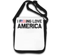 I Love America Sac à bandoulière Blanc