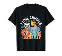 I Love Animals Mignon Wildlife Friends Kids T-Shirt