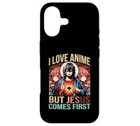 I Love Anime But Jesus Comes First Anime Japonais Fan Coque pour iPhone 17