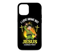 I Love Anime But Jesus Comes First - Épée Japonaise chrétienne Coque pour iPhone 12/12 Pro