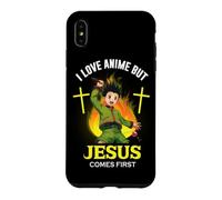 I Love Anime But Jesus Comes First - Épée Japonaise chrétienne Coque pour iPhone XS Max