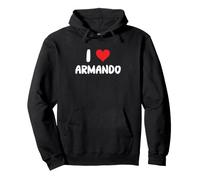 I Love Armando Cœur Sweat à Capuche