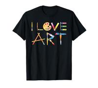 I Love Art Peinture Artistes Painter Cadeau T-Shirt