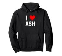 I Love Ash - Cœur - Nom Ashley Sweat à Capuche