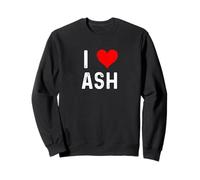 I Love Ash - Cœur - Nom Ashley Sweatshirt