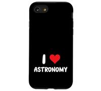 I Love Astronomy - Cœur - Astronome Galaxie Espace Lune Étoile Coque pour iPhone SE (2020) / 7/8