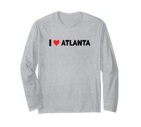 I Love Atlanta Georgia - Heart Travel Trip Vacances Manche Longue