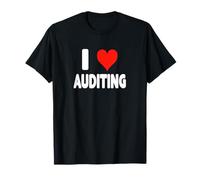 I Love Auditing - Contrôle de qualité de l'audit interne mignon en forme de cœur T-Shirt