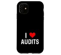 I Love Audits - Évaluation des Risques de conformité à l'audit Interne Cardiaque Coque pour iPhone 11