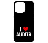 I Love Audits - Évaluation des Risques de conformité à l'audit Interne Cardiaque Coque pour iPhone 15 Pro Max