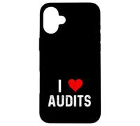 I Love Audits - Évaluation des Risques de conformité à l'audit Interne Cardiaque Coque pour iPhone 16 Plus
