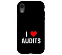 I Love Audits - Évaluation des Risques de conformité à l'audit Interne Cardiaque Coque pour iPhone XR