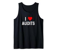 I Love Audits - Évaluation des Risques de conformité à l'audit Interne Cardiaque Débardeur