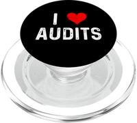 I Love Audits - Évaluation des Risques de conformité à l'audit Interne Cardiaque PopSockets PopGrip pour MagSafe