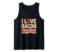 I Love Bacon Déclaration Humoristique Amusante Débardeur