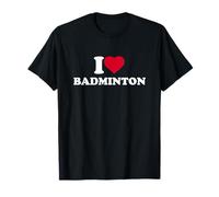 I Love Badminton I Heart Badminton Lover Player T-Shirt