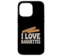 I Love Baguettes Boulangerie Humour Foodie Coque pour iPhone 14 Pro Max