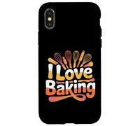 I Love Baking Fouet Spatule Mélangeur Coque pour iPhone X/XS