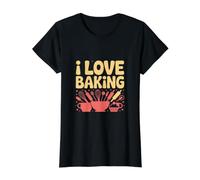 I Love Baking Fouets Bols Rouleaux à pâtisserie T-Shirt Graphique avec Valeur