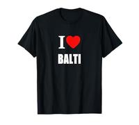 I Love Balti pour les amateurs de curry T-Shirt