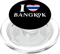 I Love Bangkok Heart Drapeau de la Thaïlande PopSockets PopGrip pour MagSafe
