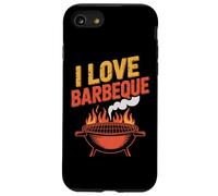 I Love Barbeque Barbecue Grill Flammes Coque pour iPhone SE (2020) / 7/8
