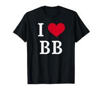 I Love BB, I Heart Initials B.B. T-Shirt