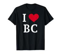 I Love BC, I Heart Initials B.C. T-Shirt