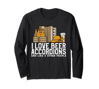 I Love Beer Accordéons and Like 3 Other People Manche Longue