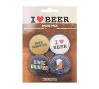 I Love Beer Badge Pack - I Love Beer Badge Pack [Import]