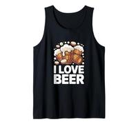 I Love Beer Barls Mousse débordante Débardeur